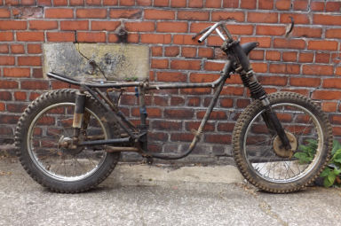 Triumph Trials rolling chassis 1961