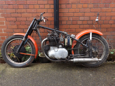 BSA A10 plunger 1953