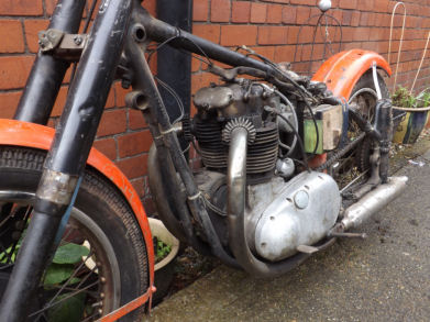 BSA A10 plunger 1953
