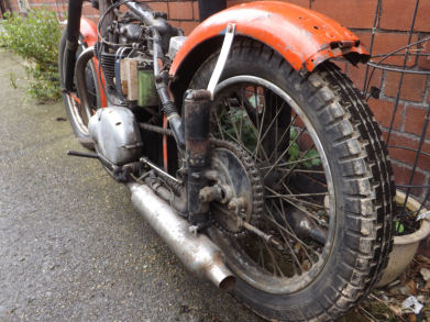 BSA A10 plunger 1953