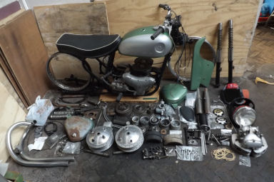 BSA A7ss project bike