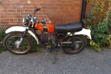 BSA Fleetstar 1971 in trial trim