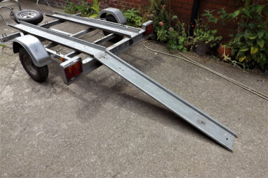 Trelgo dual motorcycle trailer