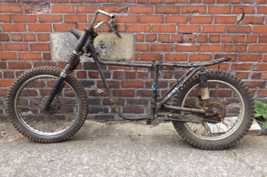 Triumph Trials rolling chassis 1961