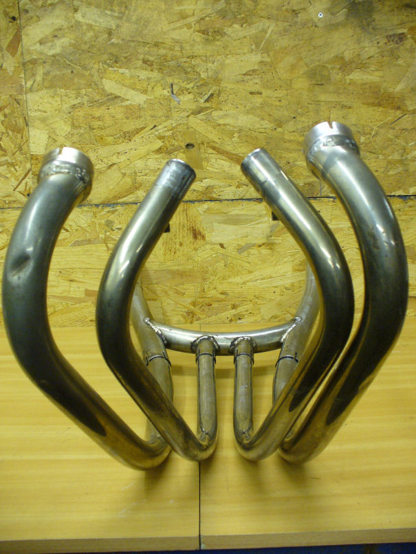 triumph t160 exhaust system