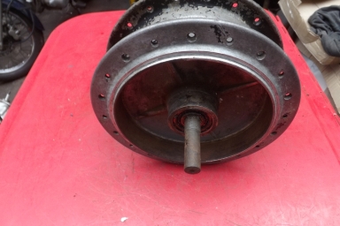 Royal Enfield dual sided front brake hub