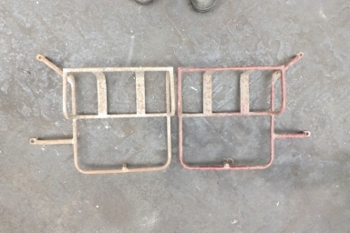 Royal Enfield genuine rear panier frames 1950's