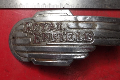 Royal Enfield tin plate badges early fifties #2