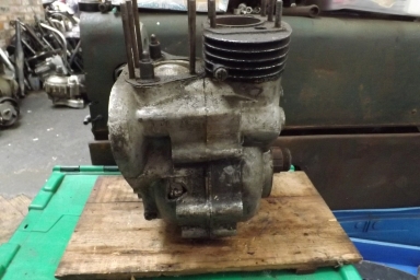Royal Enfield 500 twin engine mid fifties