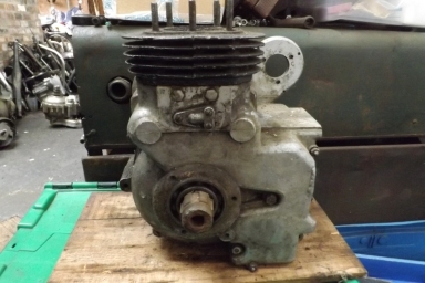 Royal Enfield 500 twin engine mid fifties