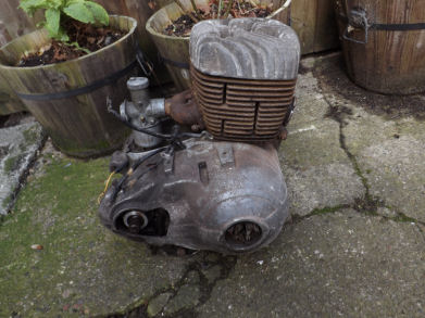 Villiers 4T twin engine with electric start