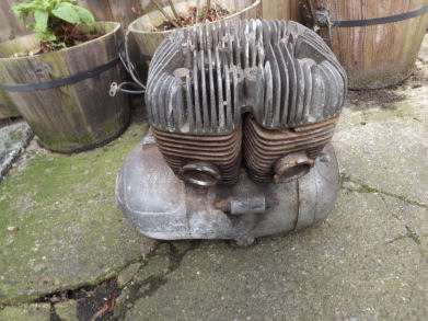 Villiers 4T twin engine with electric start