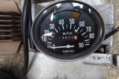 Yamaha YG1 80CC engine 1975