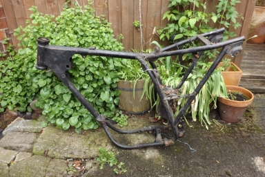 BSA B25 Starfire frame 1968