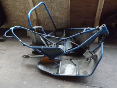 Godden V twin sidecar outfit frame and swinging arm