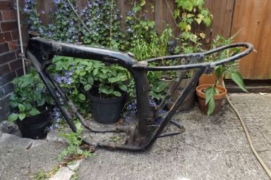 Triumph T140V frame 1976