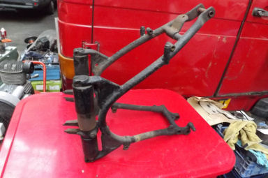 BSA C11 plunger rear frame with plungers