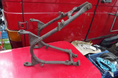 BSA C11G plunger rear subframe