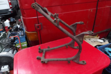 BSA C11G plunger rear subframe