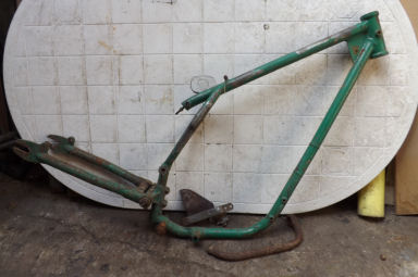 BSA bantam grasstrack frame and swinging arm