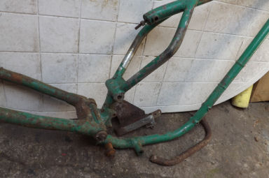 BSA bantam grasstrack frame and swinging arm