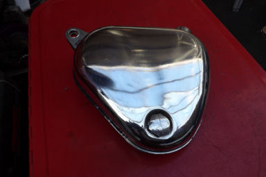 BSA A10 oiltank chromed #2