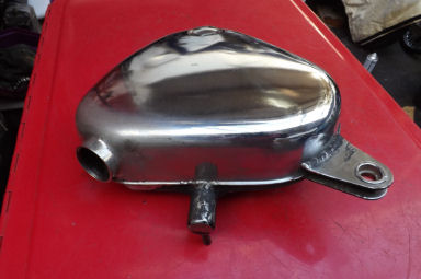 BSA A10 oiltank chromed #2