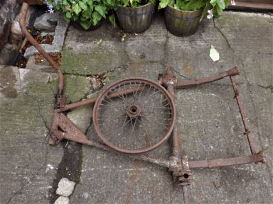 Watsonian sidecar chassis with wheel