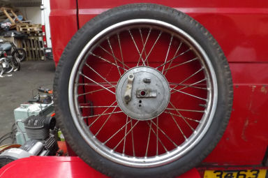 Velorex sidecar wheel