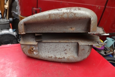 Royal Enfield crusader petrol tank