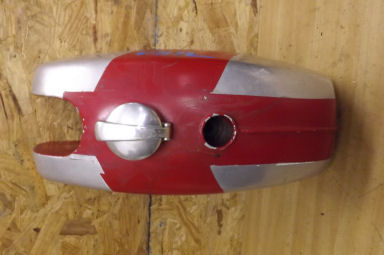 BSA B50 MX alloy petrol tank