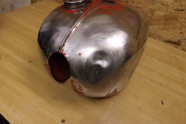 BSA A65 Export petrol tank