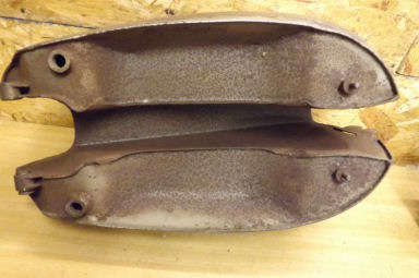 BSA A10 Plunger petrol tank