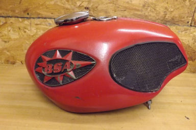 BSA B25 Starfire steel petrol tank