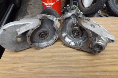 Triumph Tiger cub T20 SS crankcases