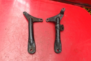 Triumph Tiger cub rear footrest mounting/sidestand brackets