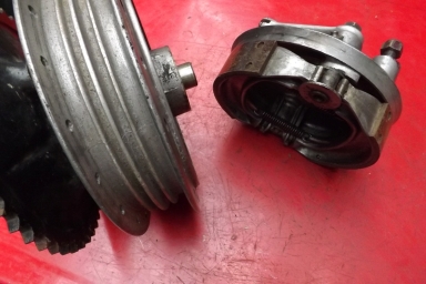 Ariel Arrow alloy rear hub complete