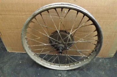 BSA Bantam plunger front wheel