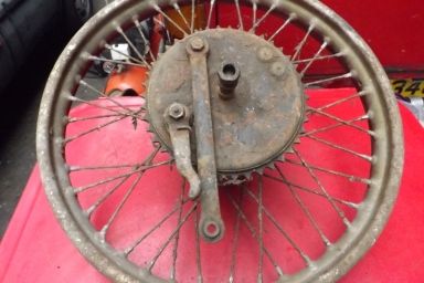 Norton 16H ES2 Rigid rear wheel