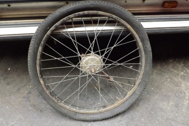 Phillips Panda moped front wheel