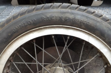 Rickman sidecar racing front wheel