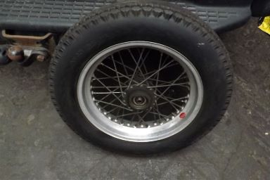 Triumph 500x16 alloy rim rear wheel QD