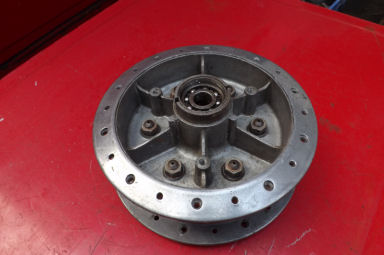 Royal Enfield full width hub rear with cushdrive adaptor